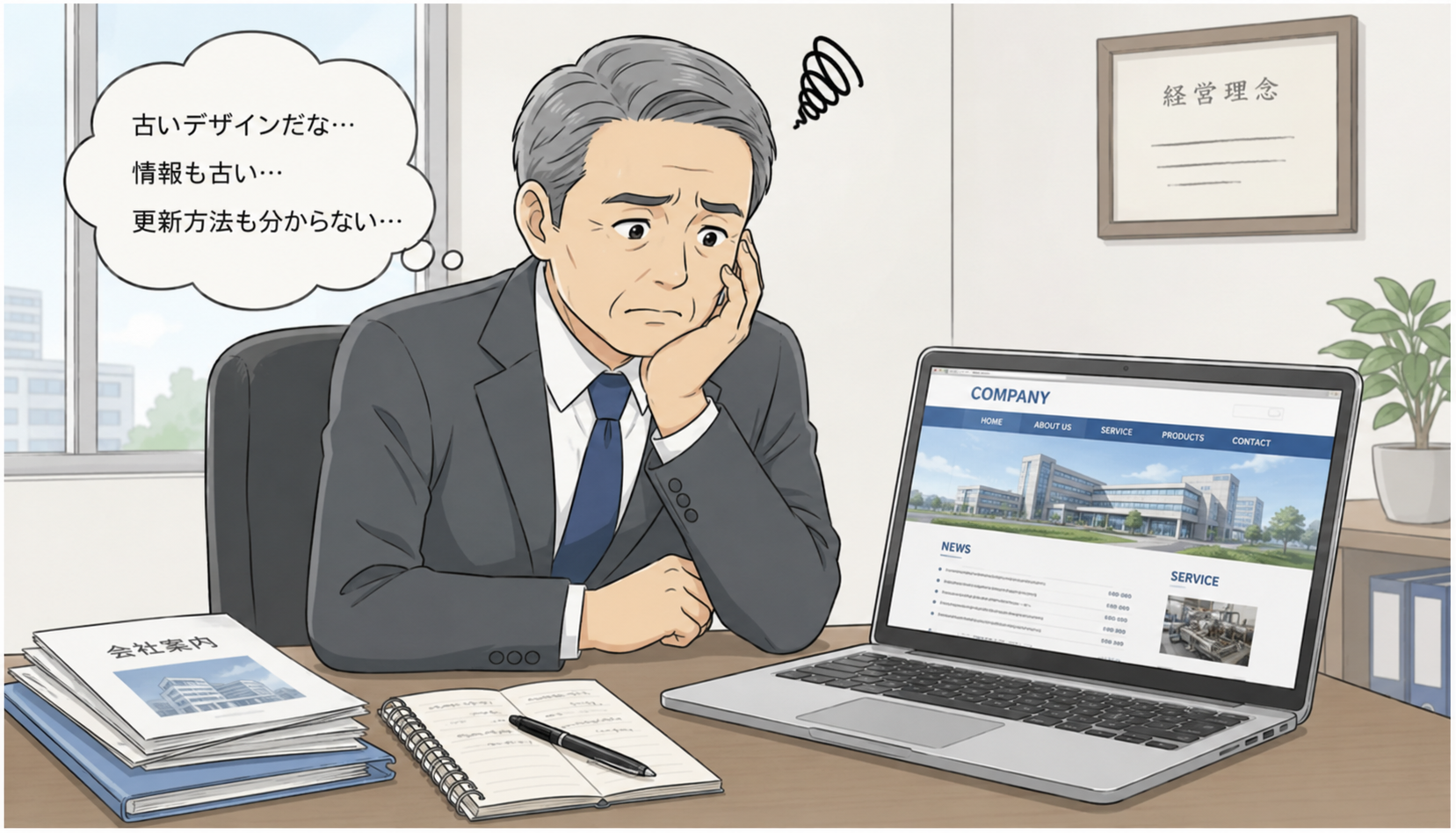 ホームページを放置すると、会社にどんな影響がある？
